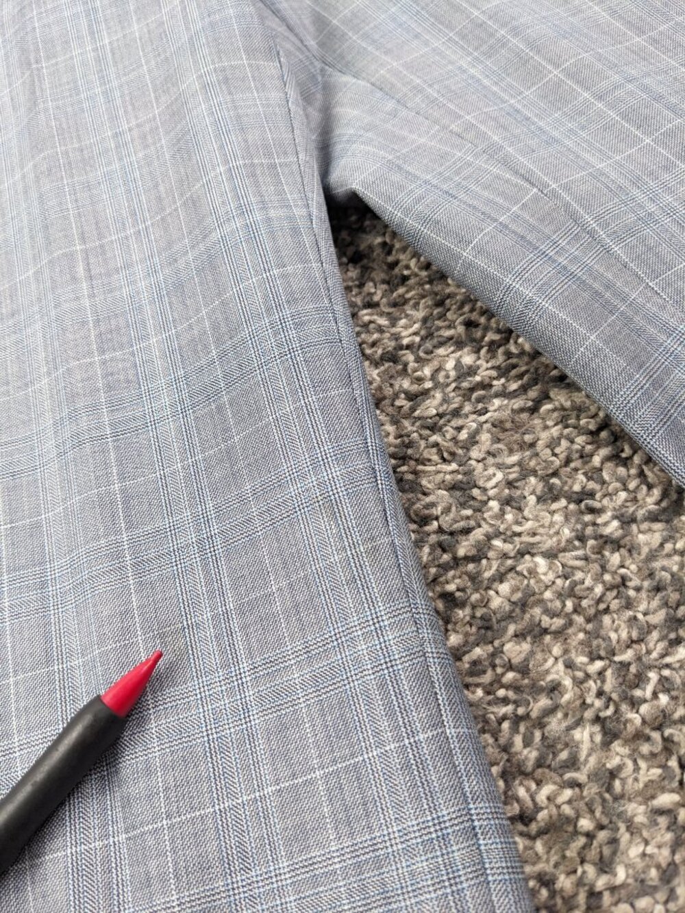 Brooks Brothers Black Fleece Suit Wool Gray Plaid Thom Browne 42R 34x30 *Flaws - Picture 15 of 16